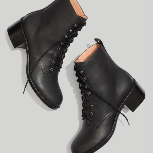 Madewell | The Patti Lace-Up Boot - Picture 2 of 9